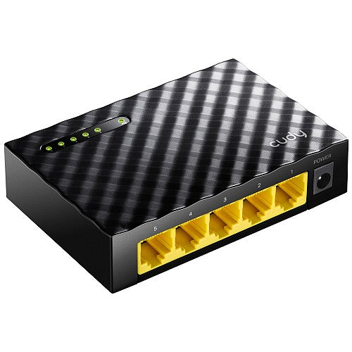 Cudy Switch Gigabit Ethernet 5-Ports Desktop GS105D with UK Plug Cudy Switch Gigabit Ethernet 5-Ports Desktop GS105D with UK Plug